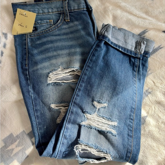KanCan Denim - KanCan Blue Distressed Boyfriend Jeans